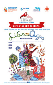 AFICHE OBRA DE TEATRO ITINERANTE LIGA DEL AGUA DIGITAL